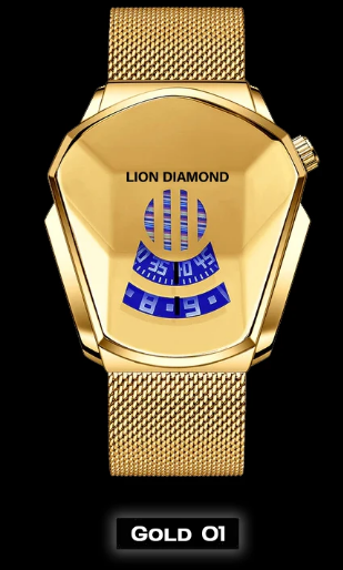 RELÓGIO LION DIAMOND LUXO